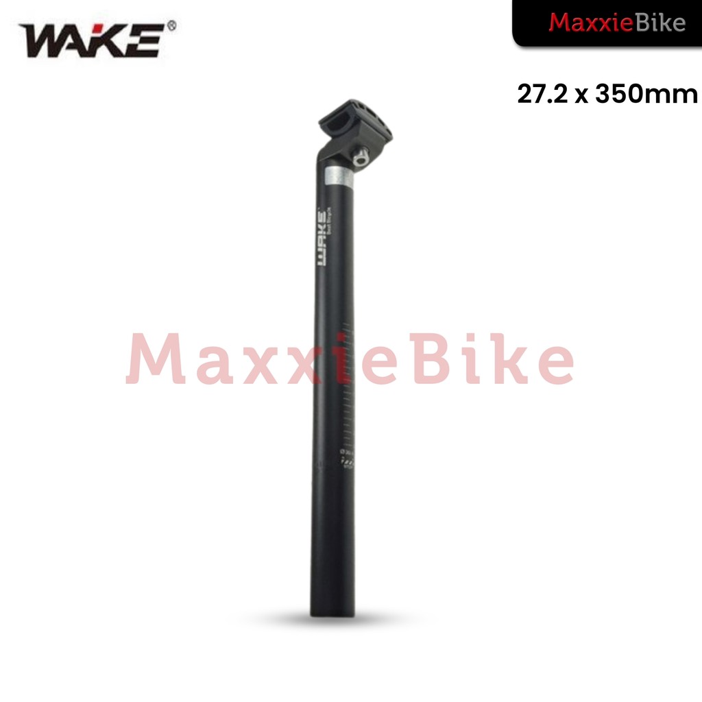 WAKE Seatpost 27.2 x 350mm Tiang Sadel Saddle Sepeda Alloy P371 Bicycle Seat Tube