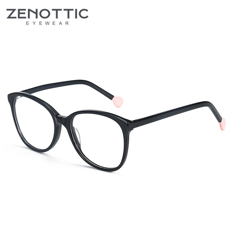 

ZENOTTIC Retro Classic Optical Eyewear Frame For Men Women Black Ultraligh Tr90 Material Square Prescription Glasses Frames