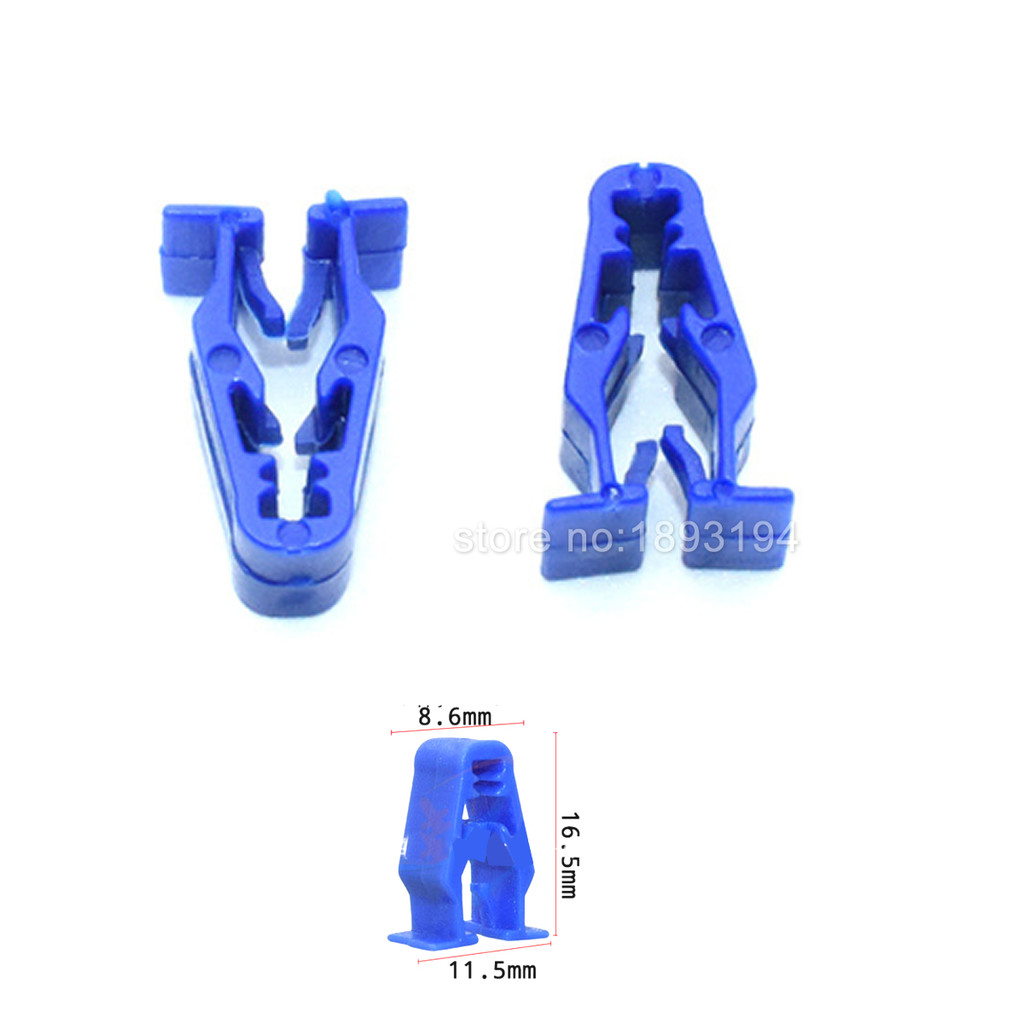 10/100x Front headlight shell protective plate clip for Honda  SNAP FITTING 90666-K59-A11 90666K59A1