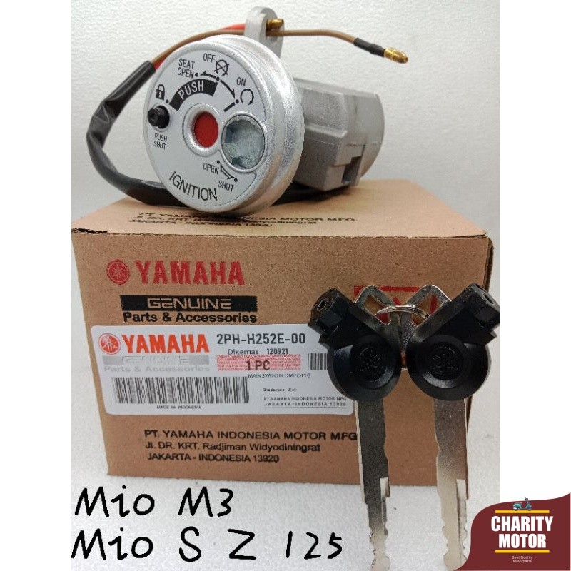 KUNCI KONTAK SET ASLI ORIGINAL YAMAHA 2PH MIO M3 , MIO Z , MIO S KUALITAS ASLI ORIGINAL YAMAHA YGP P