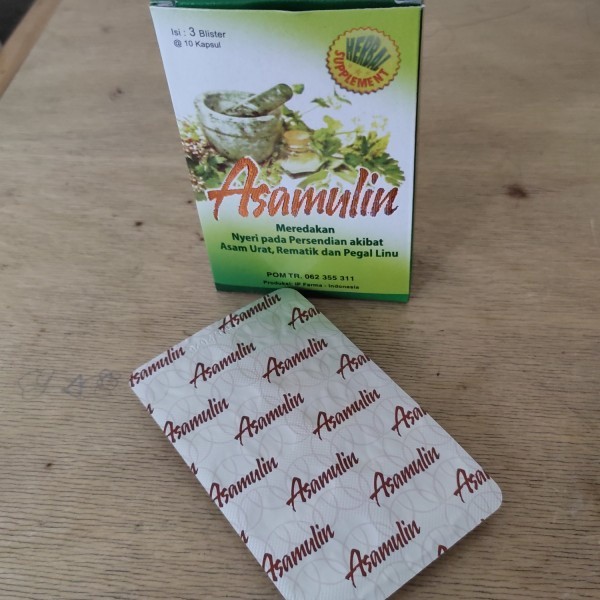 BEST PROMO ASAMULIN / KAPSUL ASAMULIN / OBAT ASAM URAT SAKIT PINGGANG JAMINAN ORIGINAL