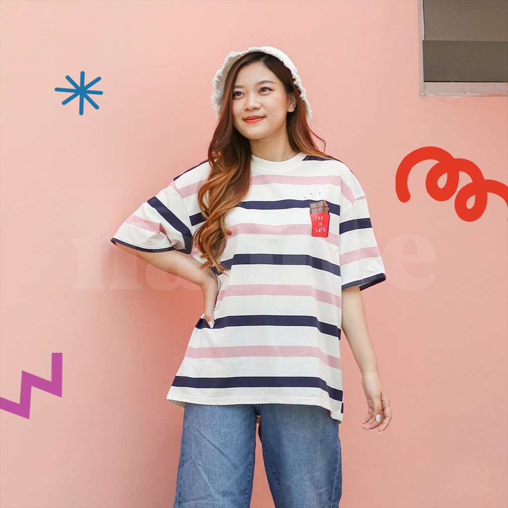 Oversized / Kaos Oversized Wanita - CHOCOLATE - NAOTEE KAOS