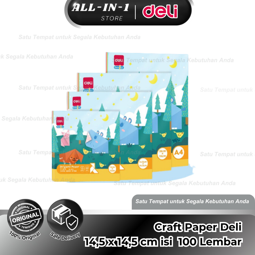

Origami/Craft Paper/Kertas Lipat 100sheets 14.5 x 14.5cm