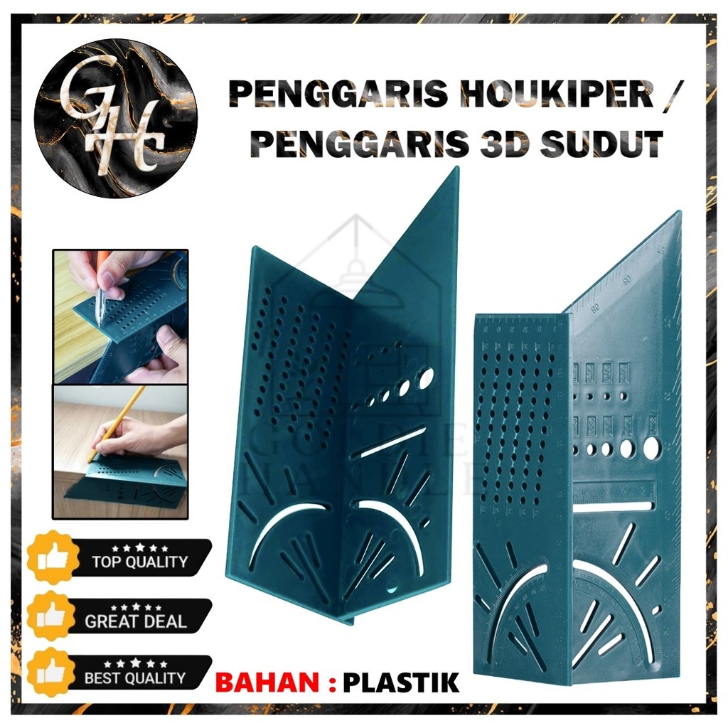 

Penggaris Persegi Siku 90 Derajad Multifungsi Pertukangan Kayu 3D