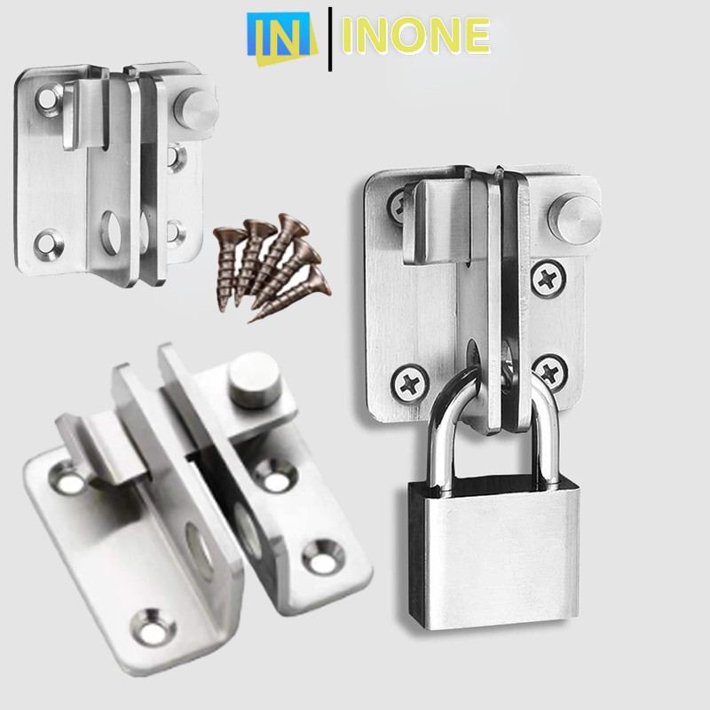 INONE - Kunci Geser Pintu / Selot Slot Gembok / Slot pintu Geser/ Cantolan Grendel Pintu / Selot Pin