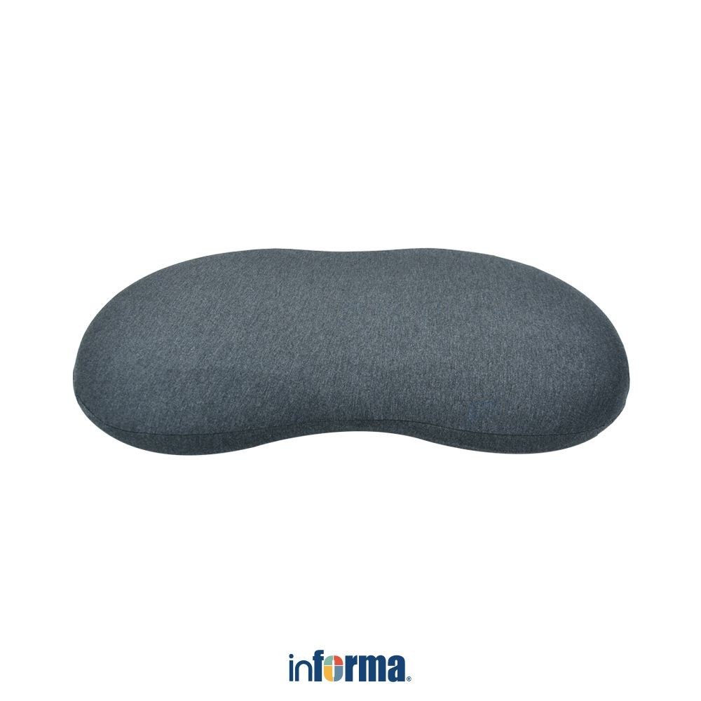 Informa Sleep 64X40 cm Bantal Latex Feel Memory Foam - Hitam Pillow Bantal Empuk Perlengkapan Kamar 