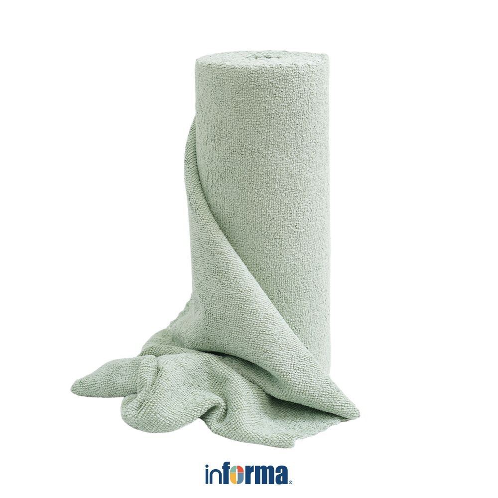 Informa Kain Lap Dapur Roll Terry Tearline 30 Lembar - Hijau Kain Serbet Pembersih Serbaguna Topo Da