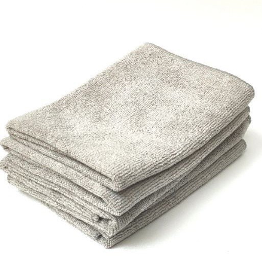 LAP MICROFIBER ABU 35×35CM bagus tebal