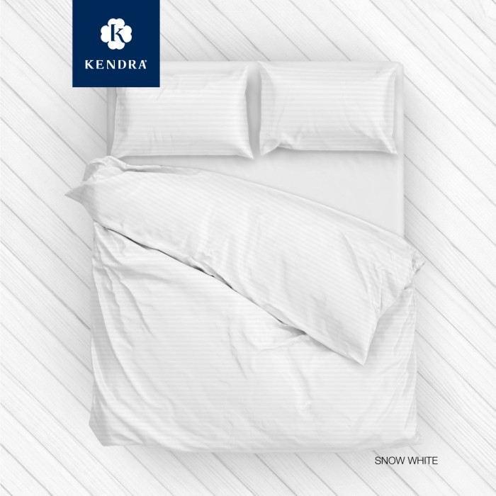 KENDRA Bedcover Set Bed Snow White