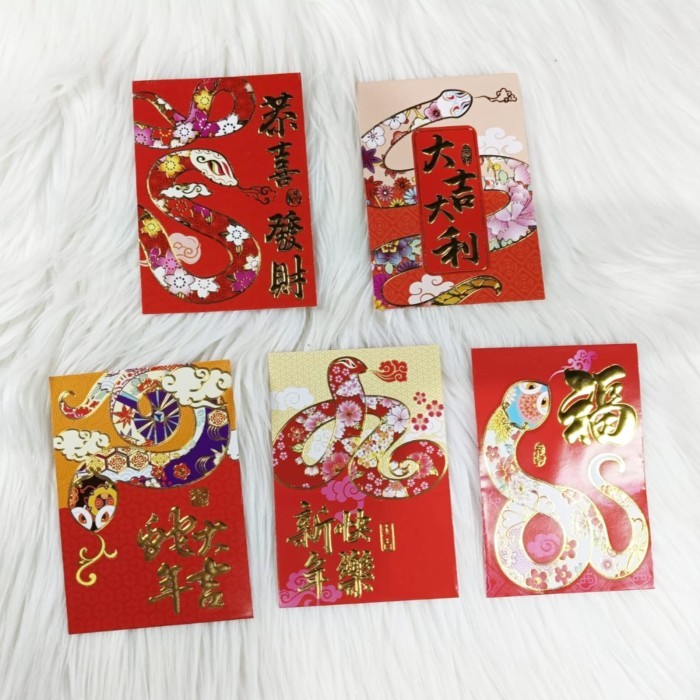 

Angpao Imlek Shio Ular 4004 Isi 6 pcs Motif Sama