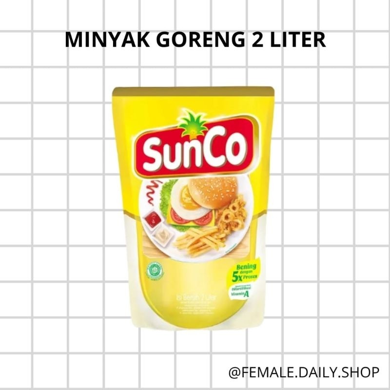 

PROMO TERBATAS minyak goreng sunco 2 liter