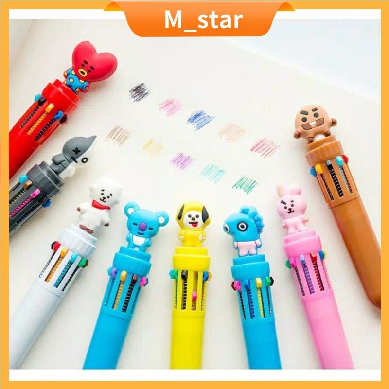 

ACEH.DYA 130861 Pulpen unicorn 10 Warna Dino kepala Unicorn Sanrio Pena Ballpoint Lucu