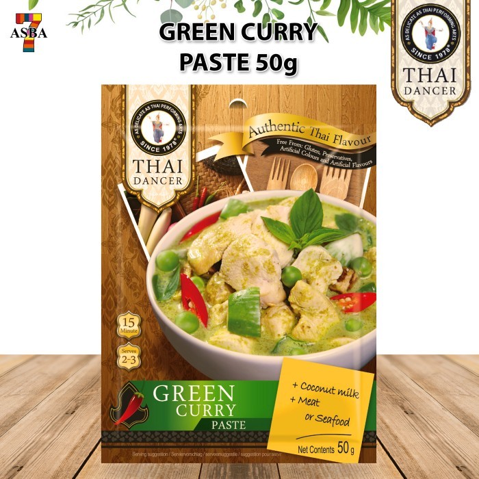 

THAI DANCER GREEN CURRY PASTE 50GR