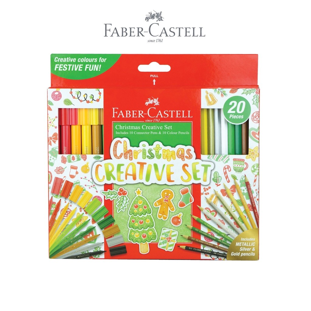 

Faber-Castell Spidol Warna Marker Connector Pen Marker Christmas Series