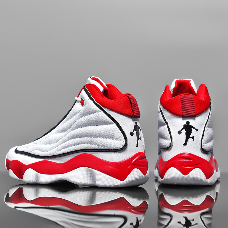High Quality Basketball Shoes Men Sneakers Boys Basket Shoes Autumn High Top Antislip Outdoor Sports
