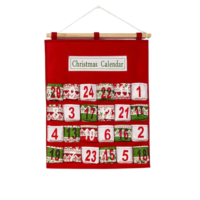 

Fabric Calendar Bali Christmas Natal Dekorasi Xmas Decorations