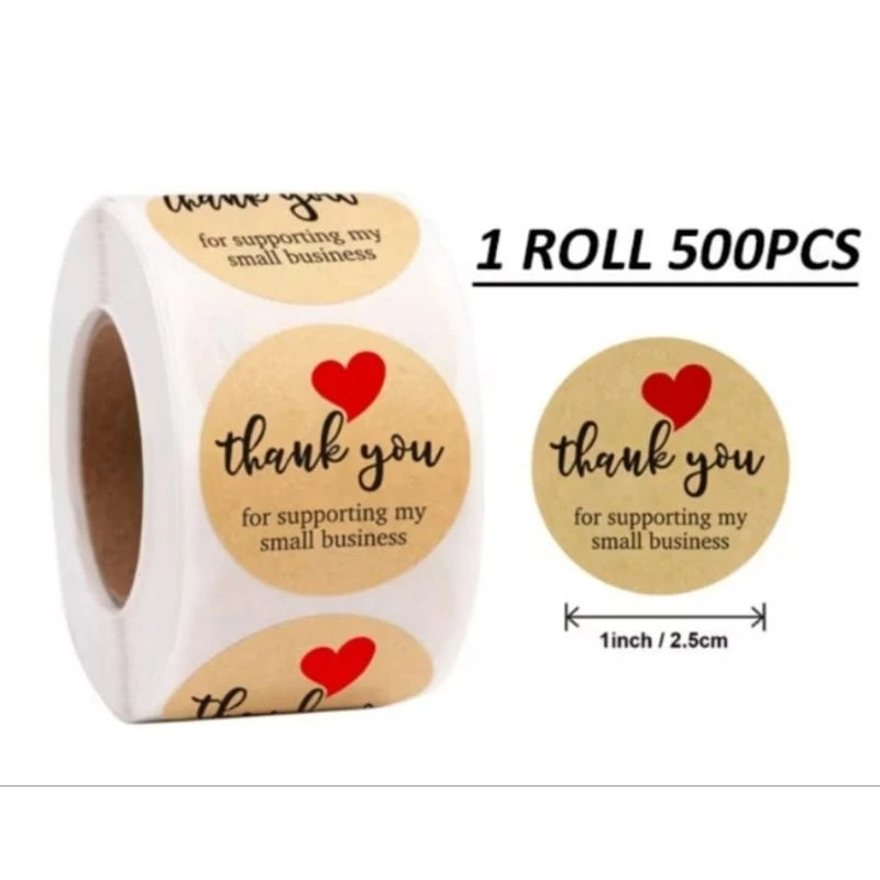 

Casaloger Sticker Thankyou 1 Roll 500Pcs