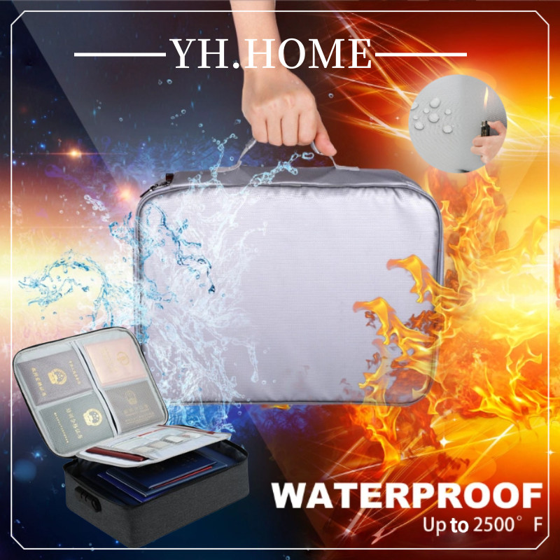 

Tas Dokumen Tempat Penyimpanan File Sertifikat Travel Bag Storage Box Dengan Digit Security Lock Organizer Bag Anti Air