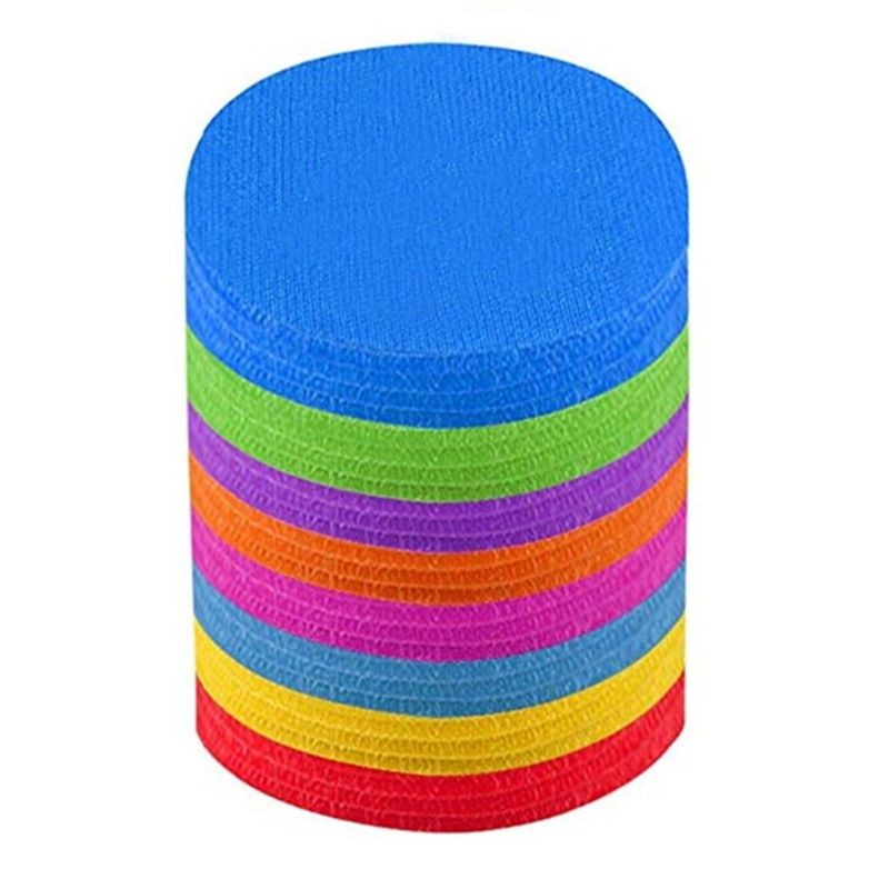 

Q0KB 36Pcs Sitting Dots Carpet Markers Props for Preschool Activity Center Teachers