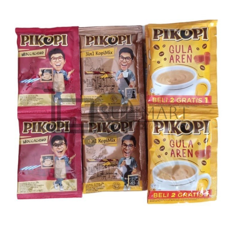 

Pikopi 3in1 Renteng Isi 10 Sachet Pikopi Kopi Instant 20gr