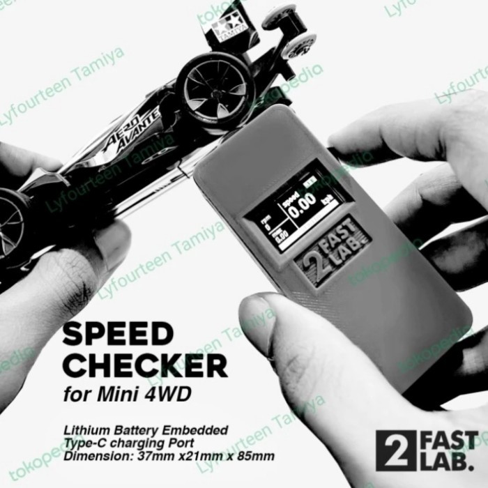 2 Fast Lab Speed Checker for Mini 4WD