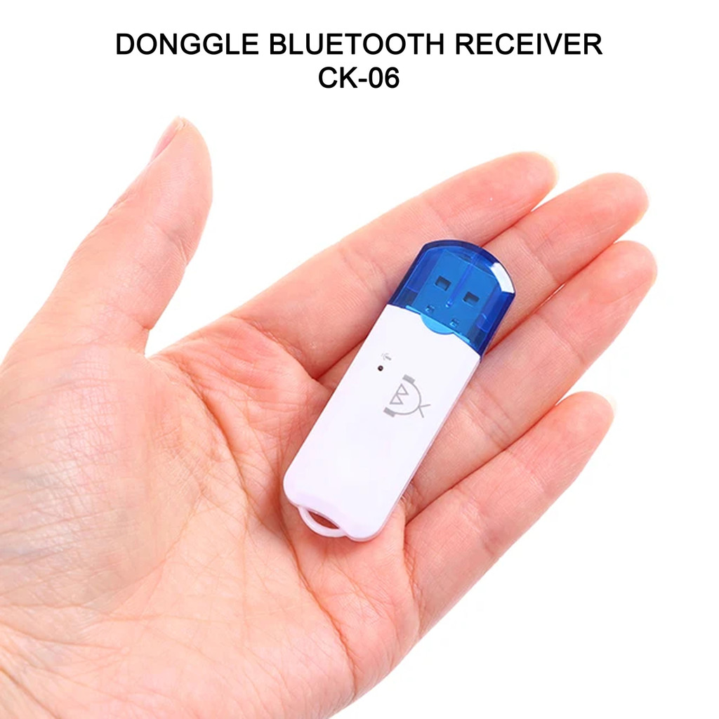 USB Bluetooth Dongle / USB Bluetooth Receiver Tanpa Kabel CK-06 CK 06 CK06 - KEMASAN MIKA