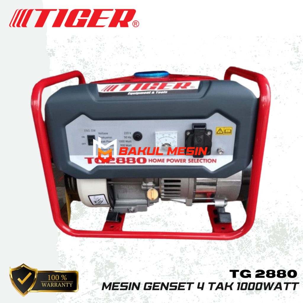 TIGER TG2880 TG 2880 Mesin genset Generator set genset 1000watt