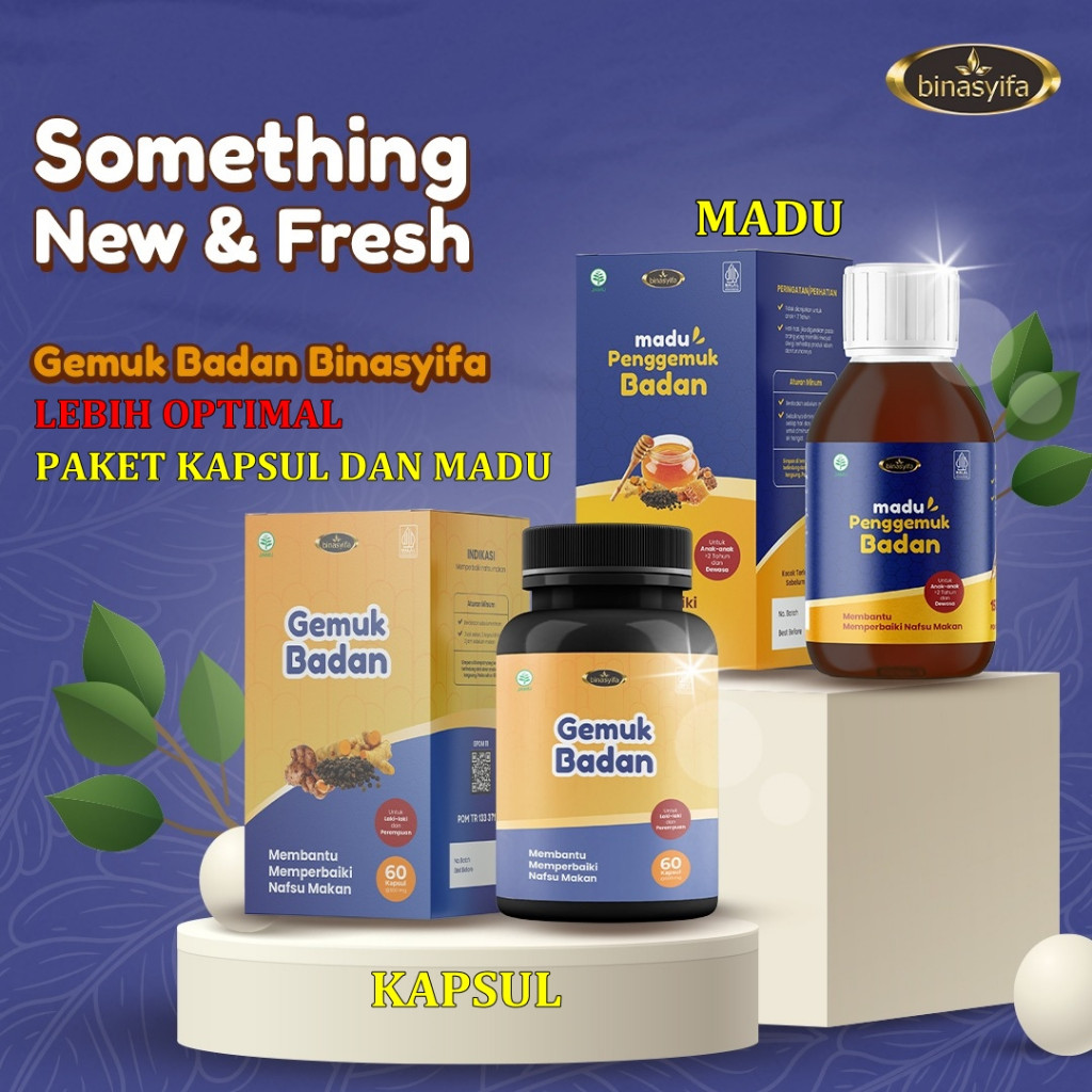 Penggemuk Badan BPOM Obat Herbal Gemuk Badan Untuk Dewasa/Anak Obat Gemuk Badan Permanen Ampuh