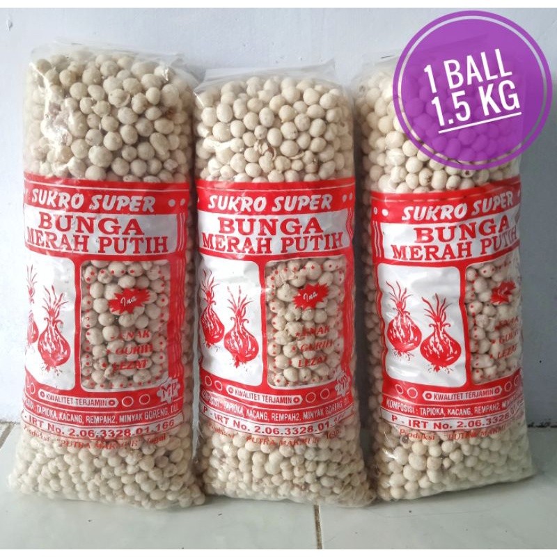 

Sukro Pilus Kacang 1 Ball isi 1.5 Kg