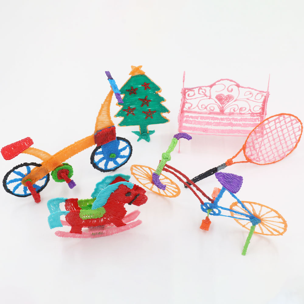 

Novel Creative 3D Children's Printing Pen with LCD Display Power Adapter PLA Filament Travel Box Kids Christmas Birthday Gift