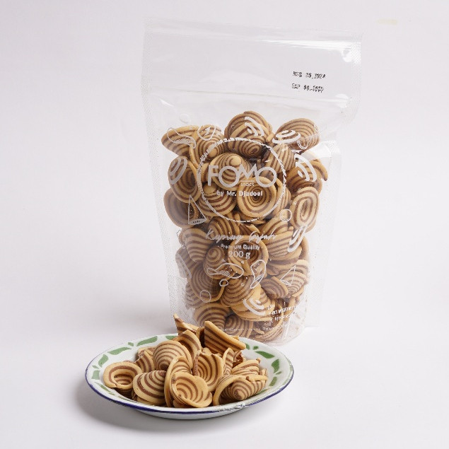 

Kuping Gajah Premium Contong (Pouch) - Fomo Snack by Mr Djadoel Camilan Jadul