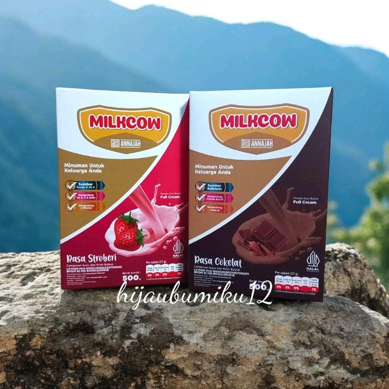 

Susu Milkcow Bundle Isi 2 X 500 Gram Susu Sapi Bubuk Full Cream Anak Remaja Dewasa Powder