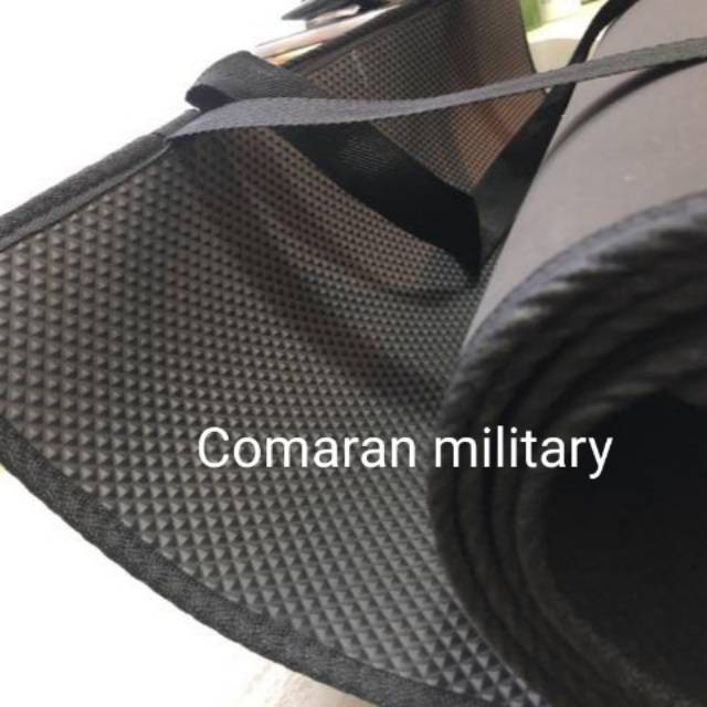 MATRAS HITAM OUTDOOR MATRAS CAMPING HITAM POLOS TEBAL / MATRAS YOGA