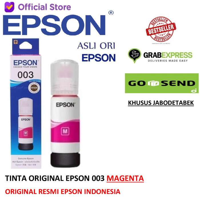 

TINTA EPSON 003 MAGENTA ORIGINAL EPSON INDONESIA