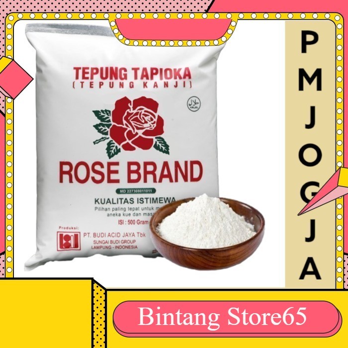 

Rose Brand - Tepung Tapioka / Tepung Kanji 500 gram 200 gr - TAPIOKA 500