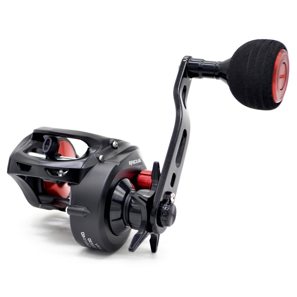 CAMEKOON Bucara 300 Low Profile Baitcasting Reel 7+1 Bearings Smooth Casting Coil Magnetic Braking S