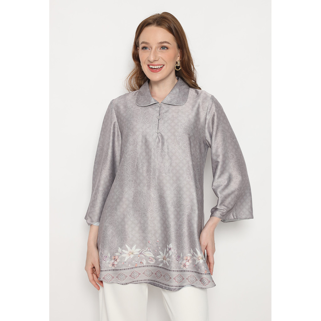 Blus Draffery Warna Nude Blouse In Nude Purple By Brilliant Girl