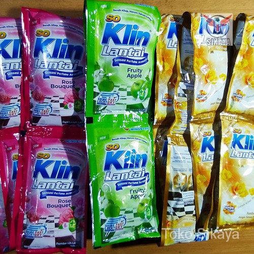 

So Klin Lantai Sabun Pembersih Pel Lantai Renceng 25 ML (isi 12 pcs)