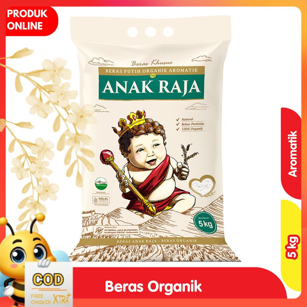 

Anak Raja Beras Organik Aromatik 5 kg