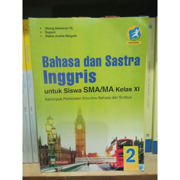 BUKU BAHASA DAN SASTRA INGGRIS UNTUK SMA KELAS 11