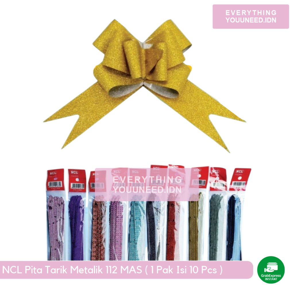

NCL Pita Tarik Metalik 12mm ( 1 Pak Isi 10 Pcs )