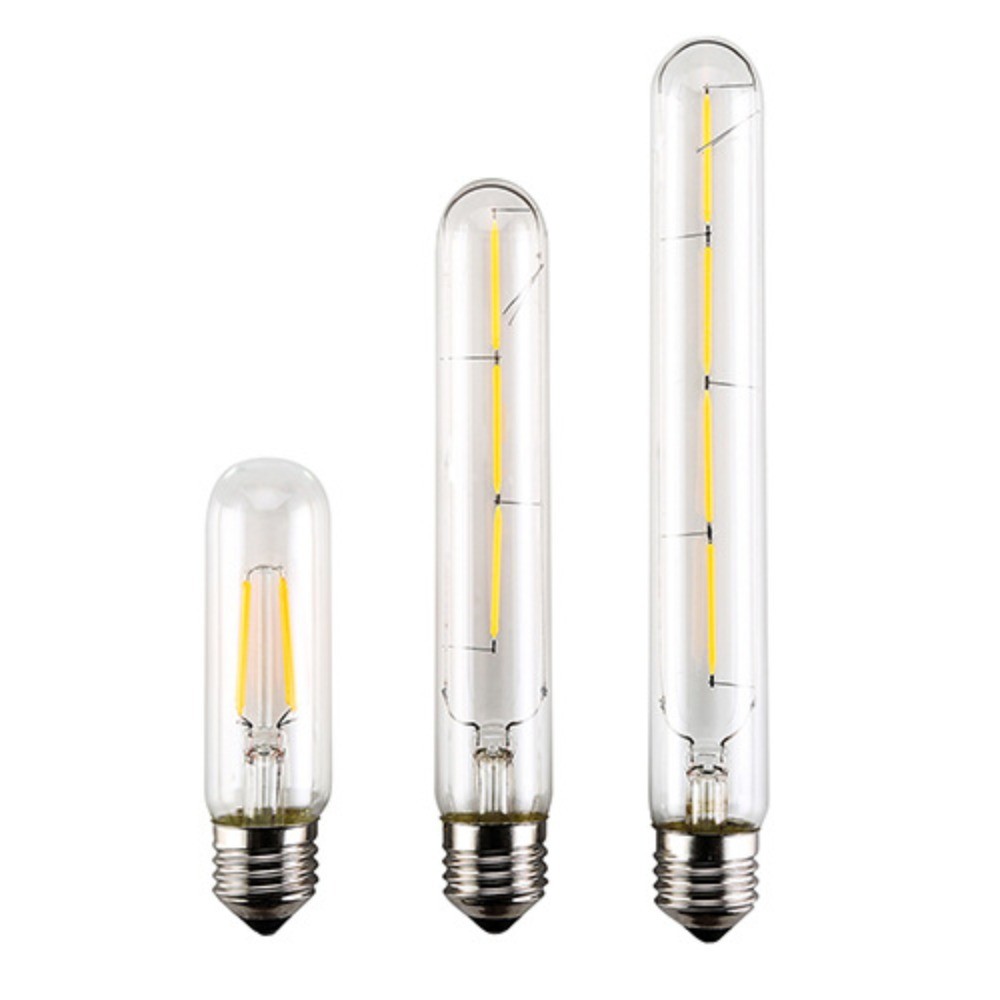 Crystal Light Bulb T30-185mm LED Light Bulb 3W/4W/5W/6W Candle Bulb Light Warm Yellow Incandescent H