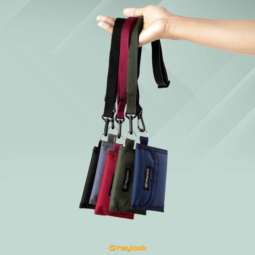 Tas Selempang Gantung Dompet Gantung Leher Pria Wanita Tas Sako Mini Leher Hanging Wallet Kartu Uang