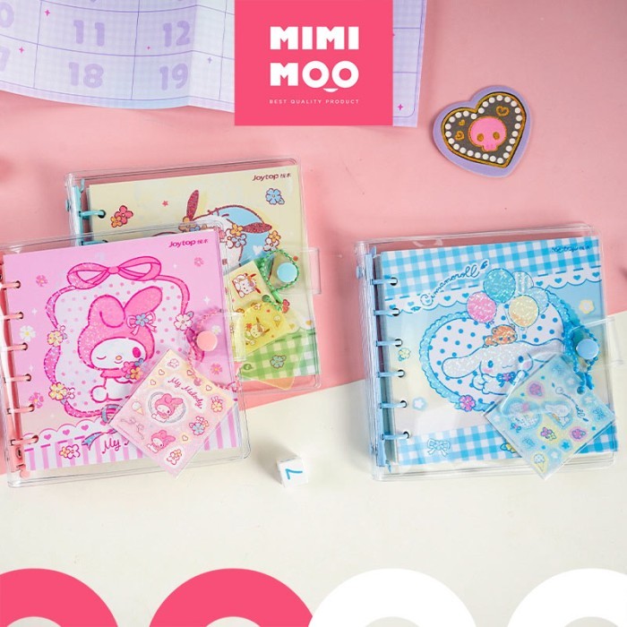 

MIMIMOO Mini Binder Notebook Anak-Anak Karakter Sanrio