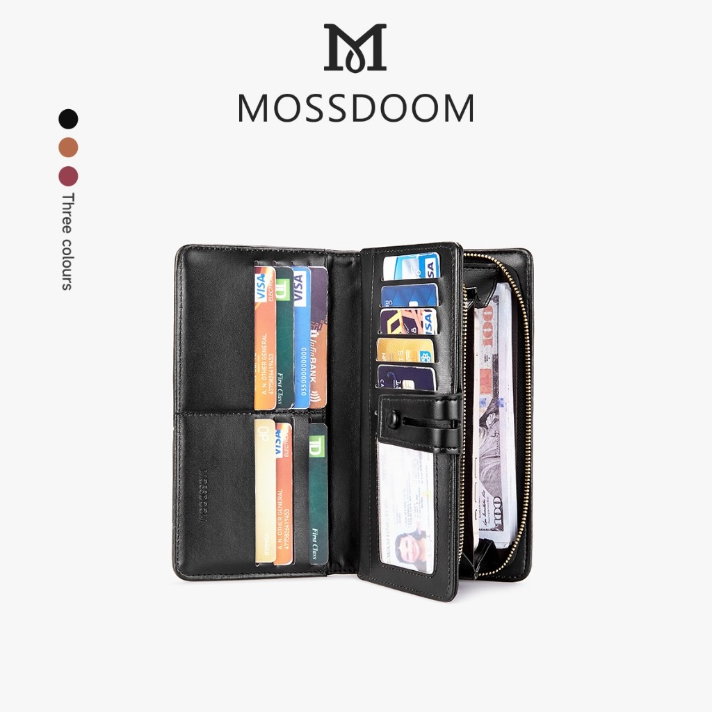 MOSSDOOM Dompet Wanita Serbaguna Panjang - [MOSSDOOM]