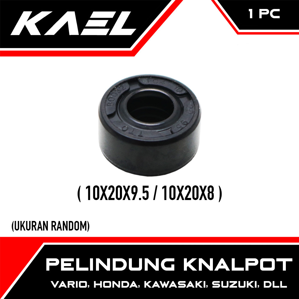 Seal Shockbreaker Belakang 10x20x9.5 / 10x20x8 Mio Lama Sporty Soul Vario Beat Scoopy Fino Xeon Vega