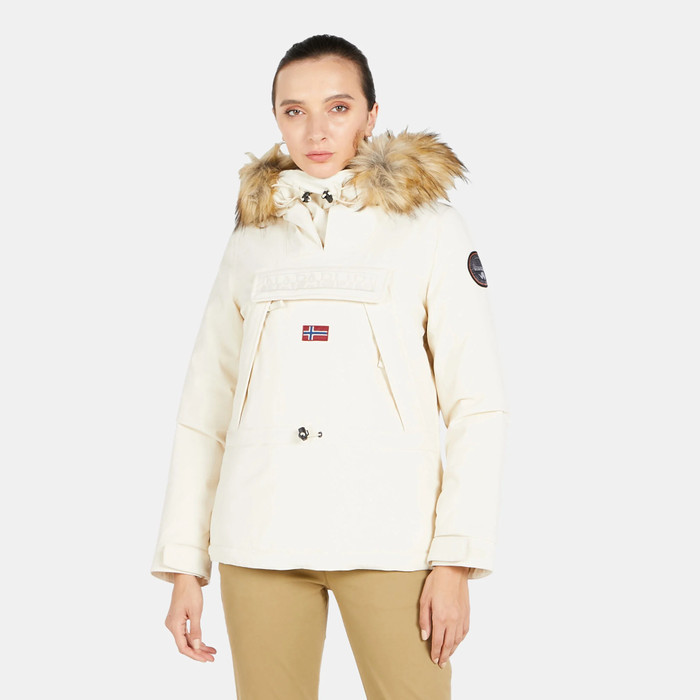 Napapijri Skidoo Jacket Beige Napapijri Skiddo Puffer Jacket windproof anti angin anti air hiking ri