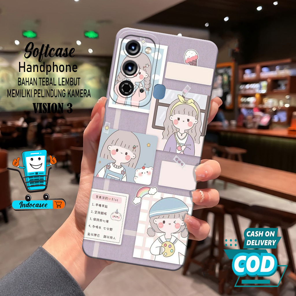 Case Hp Itel Vision 3 - Softcase Itel Vision 3 Terbaru - Casing Itel Vision 3 - Kesing Itel Vision 3