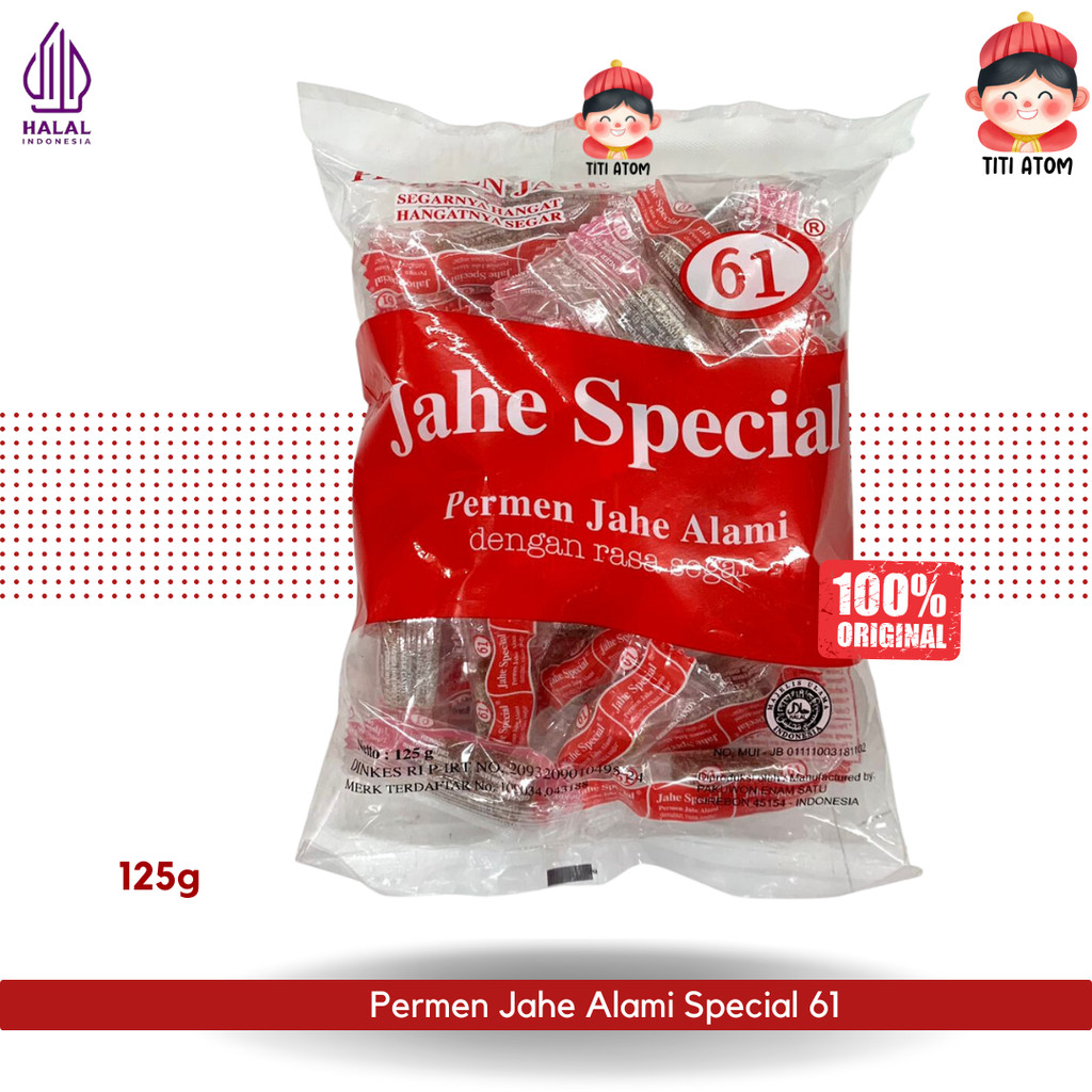 

Jahe Permen Special Ginger Candy 61 125g