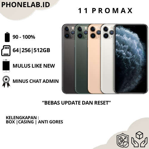 ip normal 11pm second minus 512gb 256gb 64gb original 100% fullset mulus like new 11 promax pm